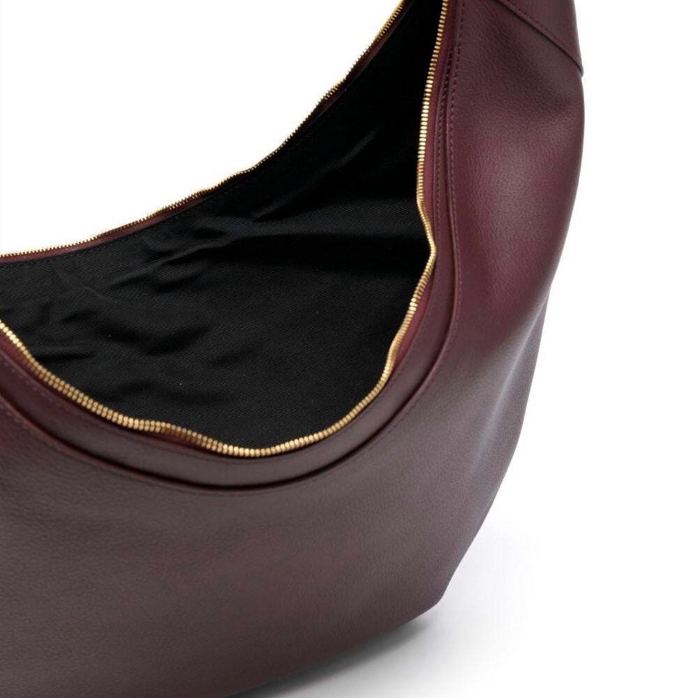 KHAITE - August Hobo Bag in Burgundy - Picture 5 of 5